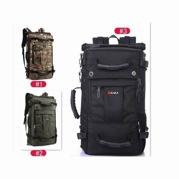 旅行用リュック 大容量 大型 リュックバッグ 斜めがけバッグ ハンドバック登山 BBQ サイクリング 楽に旅行する