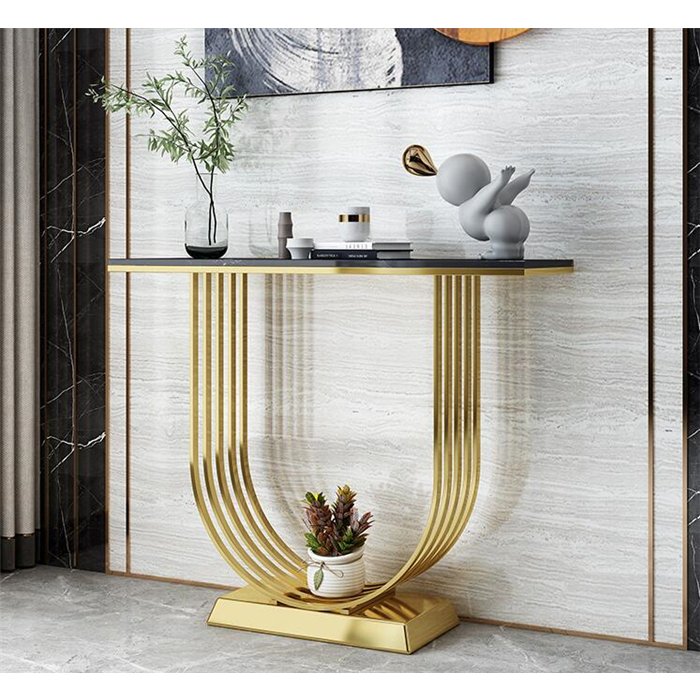 コンソールテーブル 玄関 高級人造大理石 スリム おしゃれ 玄関台 省スペース サイドテーブル デスク 玄関テーブル 花台 電話台 コンソールテーブル 石目調 エントランス 台 かっこいい