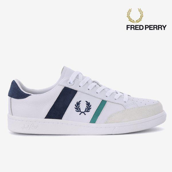男性（FRED PERRY）B275 レザー スエード レザー スニーカー SFPM2612310 100