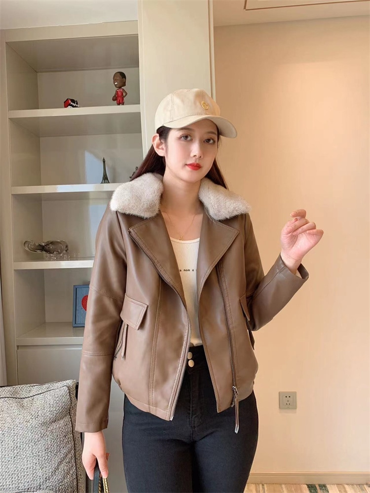 激安セール 革服 ジャケット コート 2023年秋 シンプル 修身 スリム 革ジャン 短いスタイル 快適である 新作 トレンド 革 ライダース