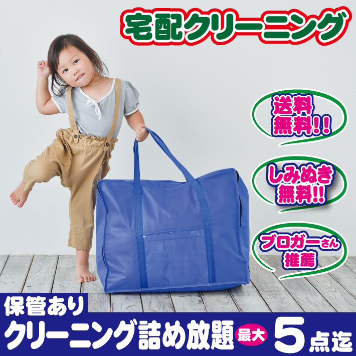 宅配クリーニング５点迄 保管付き　ご自宅にいながらクリーニングが出せます！　今ならしみぬきも無料！