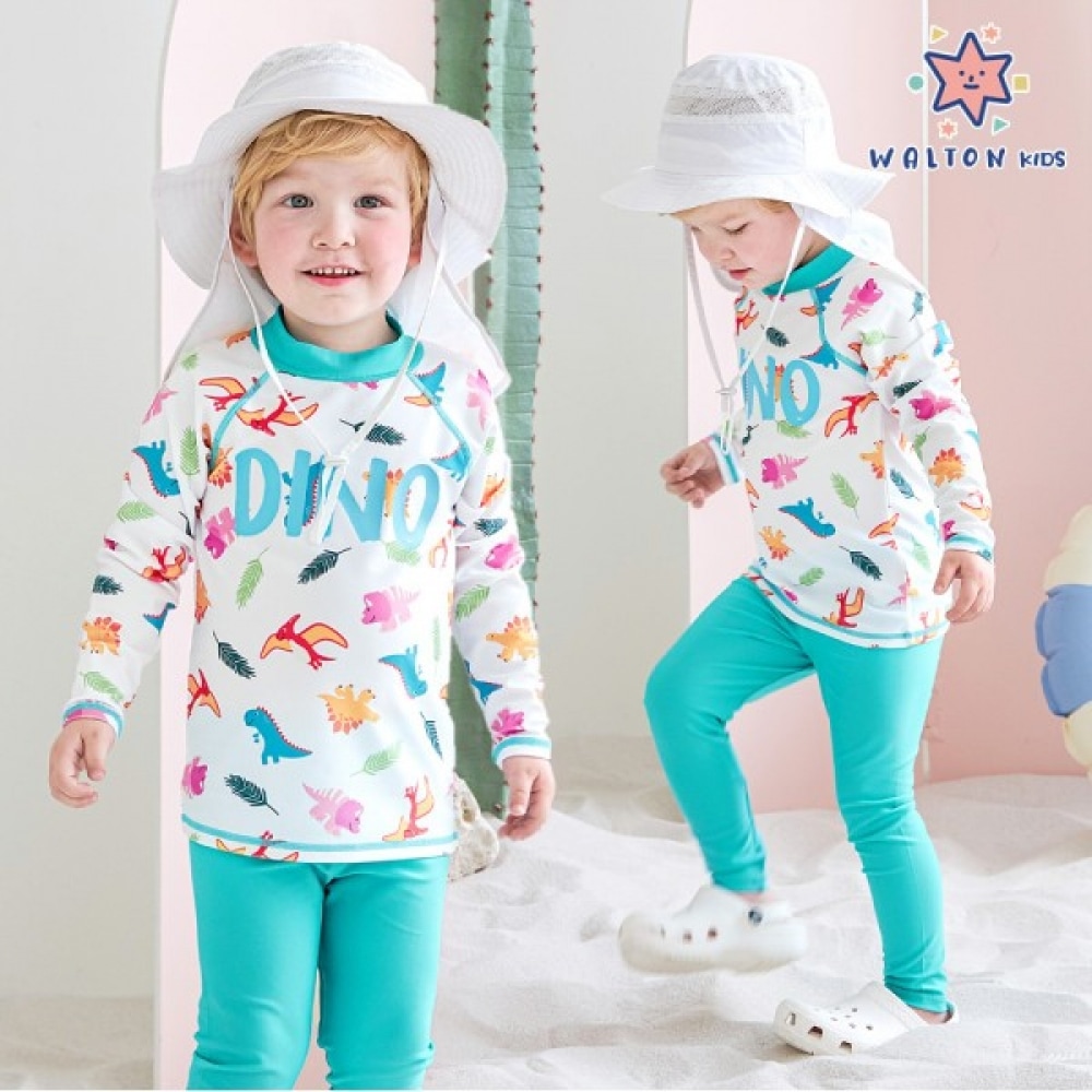 [ウォルトンキッズ] カラフルダイガード水着