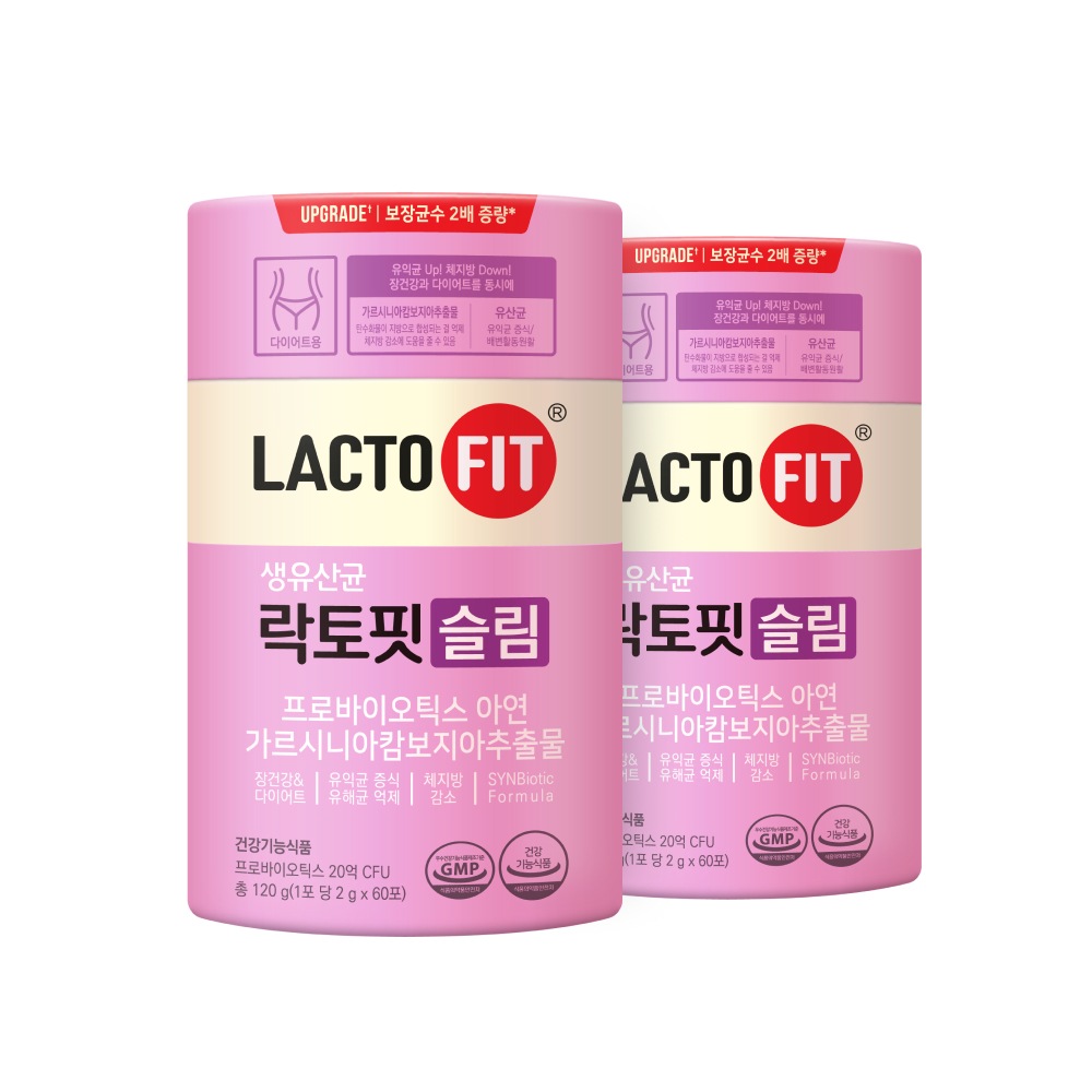 鍾根堂健康　スリム　60本x2箱　腸の健康とダイエットを一緒に　チョングンダン　生乳酸菌スリム