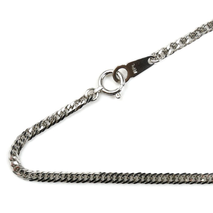 Pt1000プラチナ ネックレス 喜平6面Wカット 11.0g 55cm ユニセックス 未使用 買取品