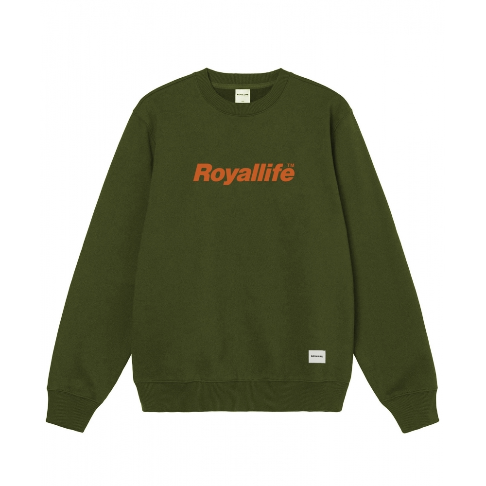 ROYALLIFE [ゲンテム議長] RLCN500オリジナルロゴマンツーマン - オリーブ 5,700円