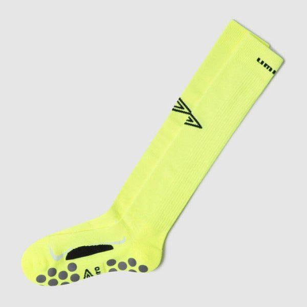 Mソックス CQK UQ223SSC54-EGN 滑り止めサッカーロングソックス EVENING PRIMROSE GREEN