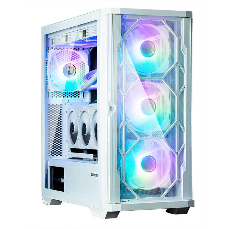 ZALMAN　PCケース［ATX /Micro ATX /Mini-ITX］ホワイト　Z10DUOWHITE