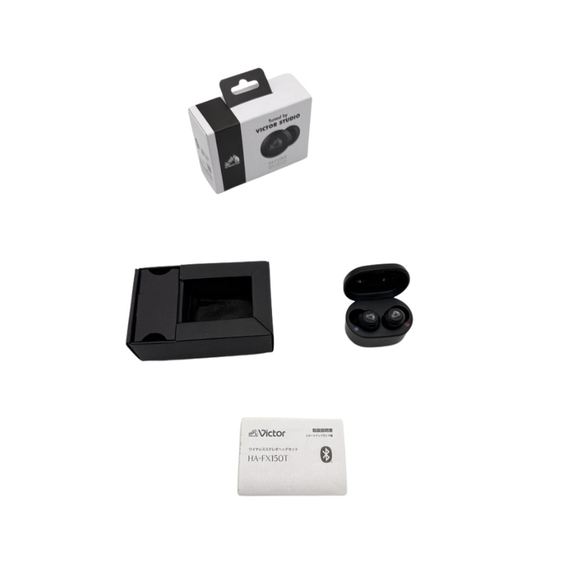 中古 JVCケンウッド ワイヤレスイヤホン 本体質量4.4g（片耳）最大21時間再生 Bluetooth Ver5.2対応