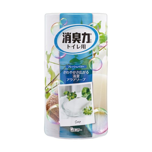 （まとめ）エステー トイレの消臭力 アクアソープ400ml 1個[x10セット]