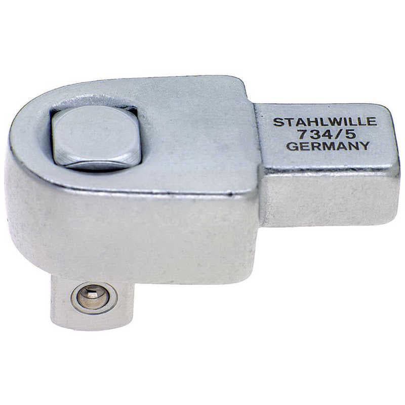 STAHLWILLE　ジョイントサイズ9×12mm トルクレンチ差替スクエアドライブヘッド 1/4SQ　734/4