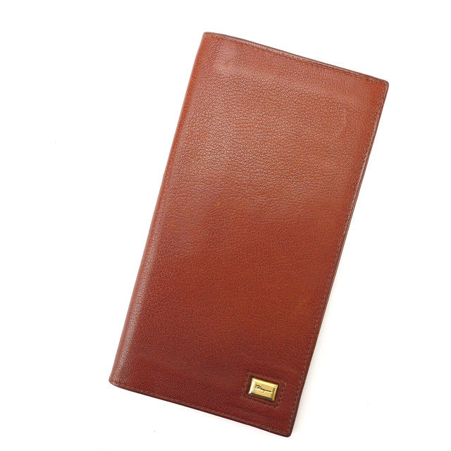 長札入れ ブラウン 中古