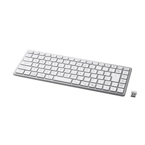エレコム TK-PN1075MPWH Precisionist mini テンキーレス ワイヤレスキーボード Bluetooth & 無線2.4GHz両対応 日本語配列 ホワイト