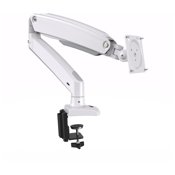 HUANUO HNSS33W ホワイト ガススプリング式モニターアーム 13-35インチサイズモニター対応 シングル画面