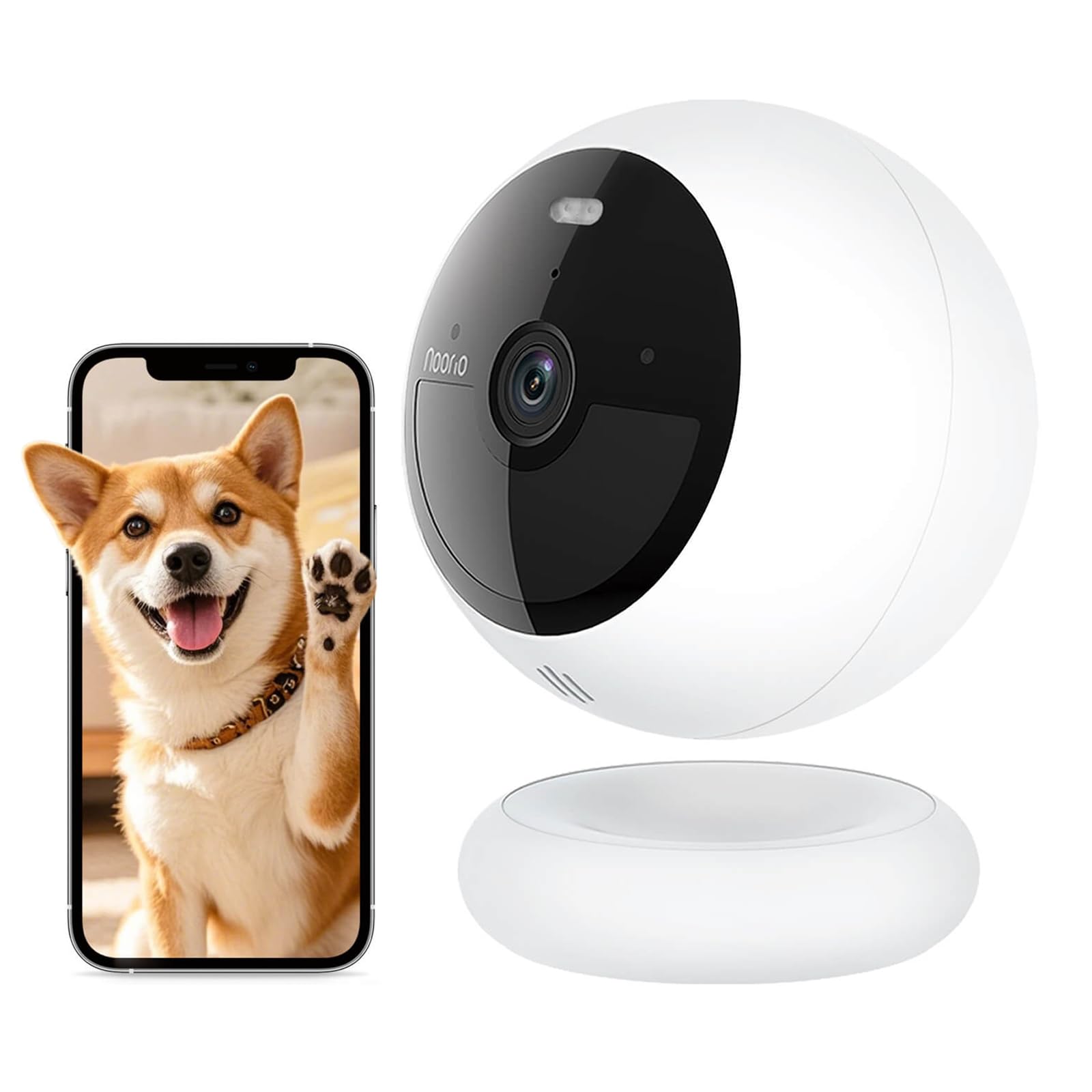 Noorioノリオ B200-SE 防犯カメラ 屋外 200万画素 ワイヤレス WiFi 磁石式マグネット 完全無線 見守りカメラ 充電式 IP66防水防塵 監視カメラ 音声通話 人感センサー 無料A