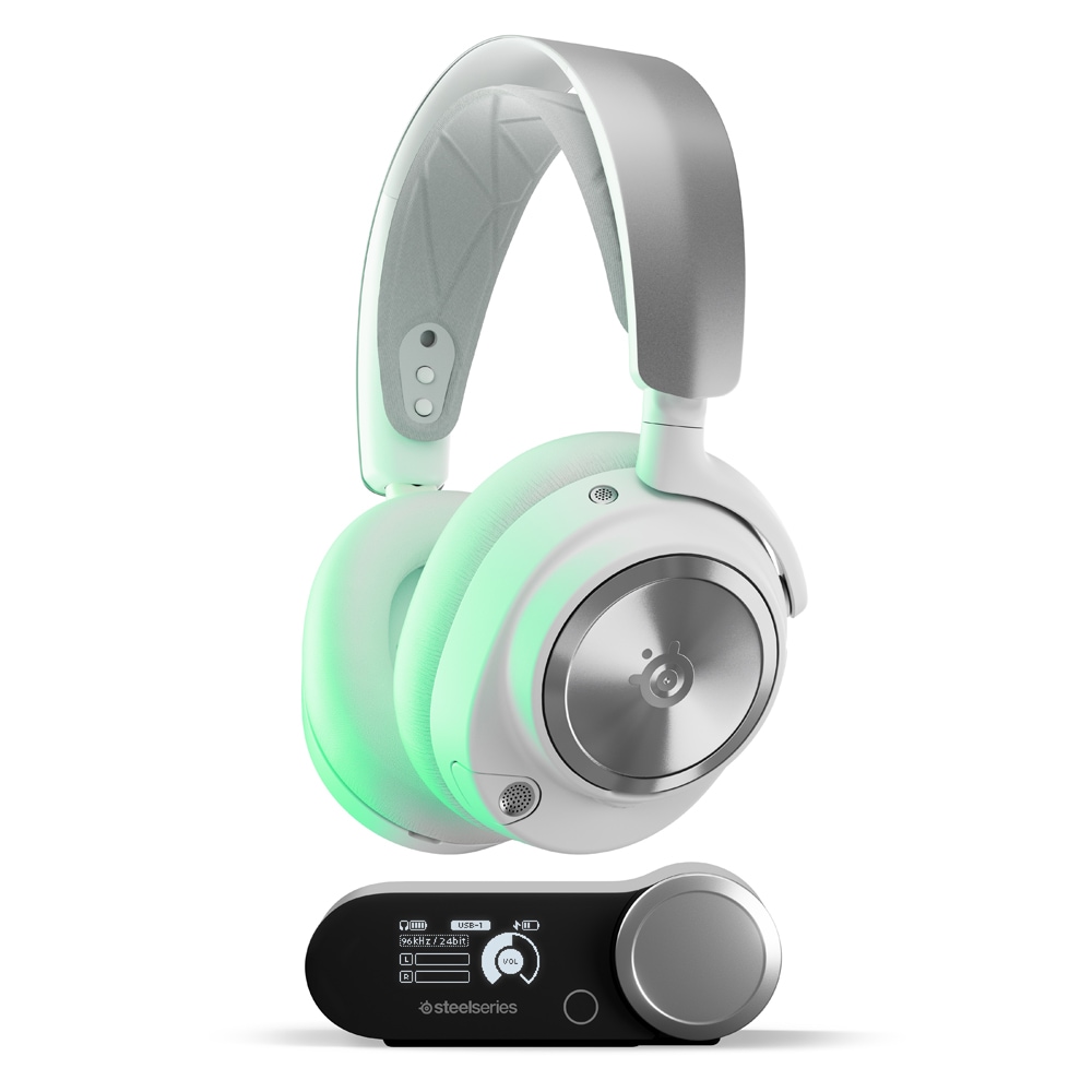 SteelSeries（スティールシリーズ） 2.4GHz/Bluetooth接続 ワイヤレスゲーミングヘッドセット Arctis Nova Pro WL X(Xbox用） White（ホワイト）