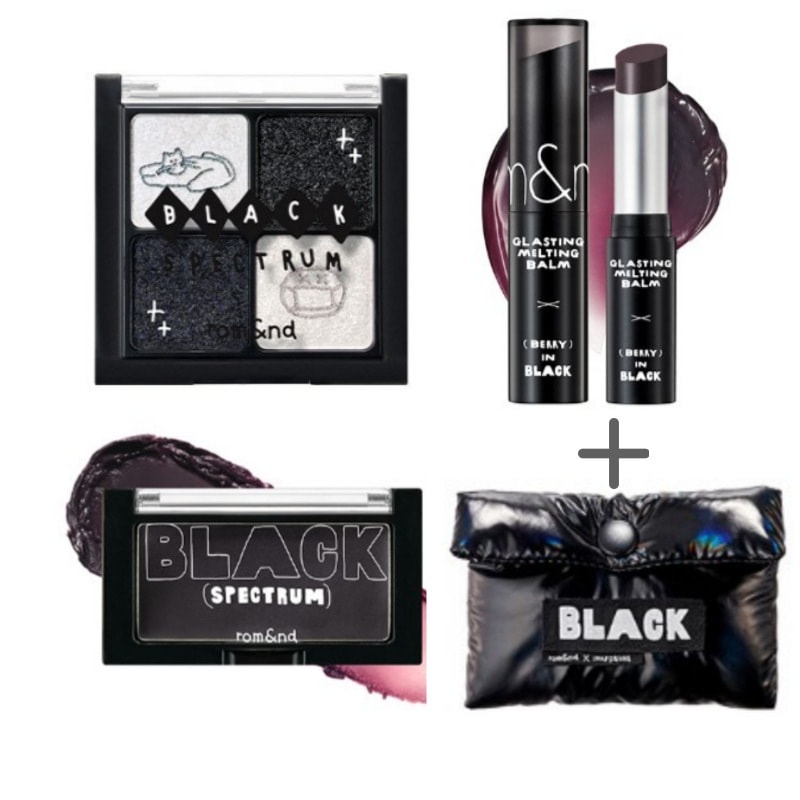 【3点セット】+【GIFT BLACKチェーンバッグ】【多彩なBlack Spectrum】【3点セット】ベラダンアイズB03/ベラダンチークB03/グラスティ