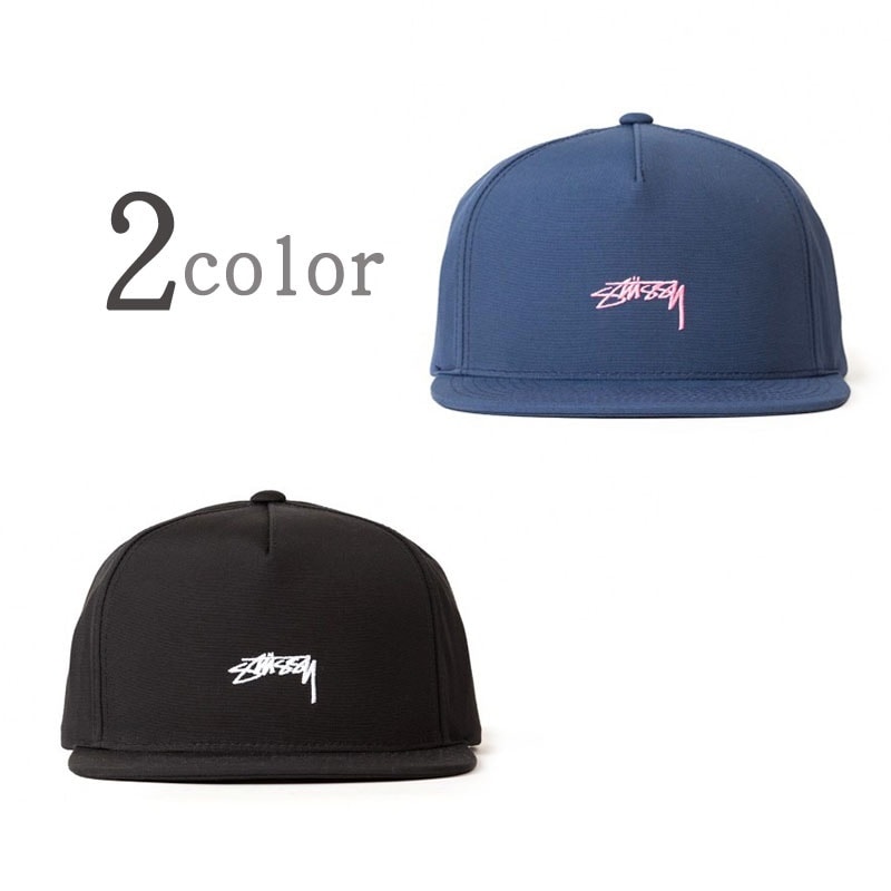 新入荷STUSSY WOMENステューシー　ウィメンRINALDI CAPリナルディキャップBLUE（ブルー)　BLACK(ブラック)レディース　帽子　ロゴ　アウトドア　ストリート　黒　青