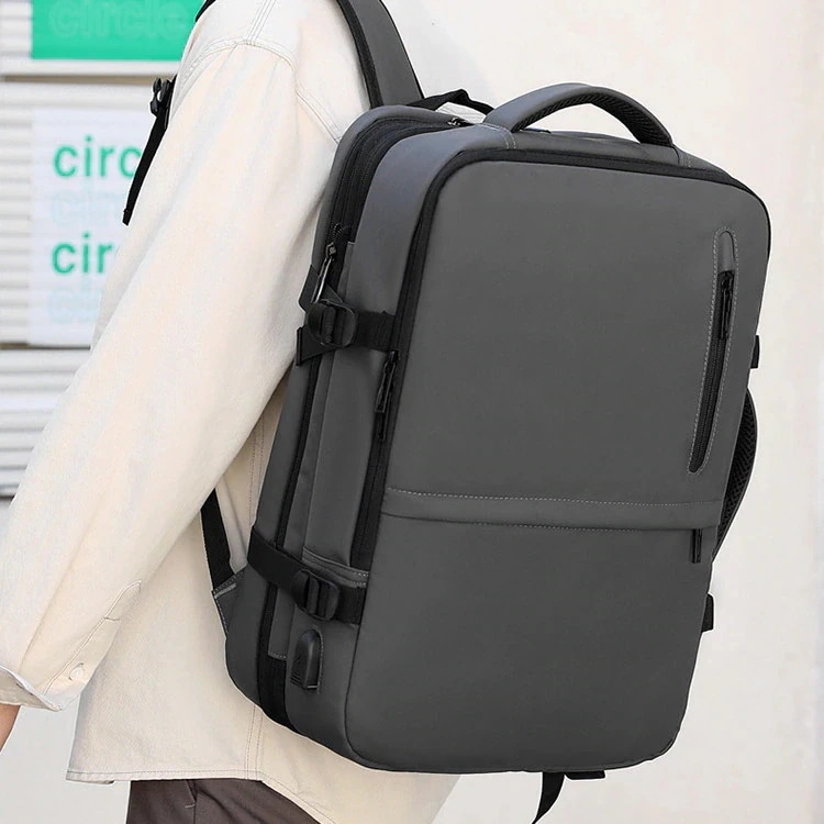 大容量トートバッグ コンピュータパック 17インチ パソコンケース メンズファッション拡張トラベル リュック OL バックパック