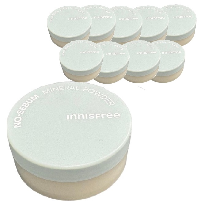 イニスフリー ノーセバム ミネラルパウダー N 5ｇ １０個セット 皮脂コントロールパウダー