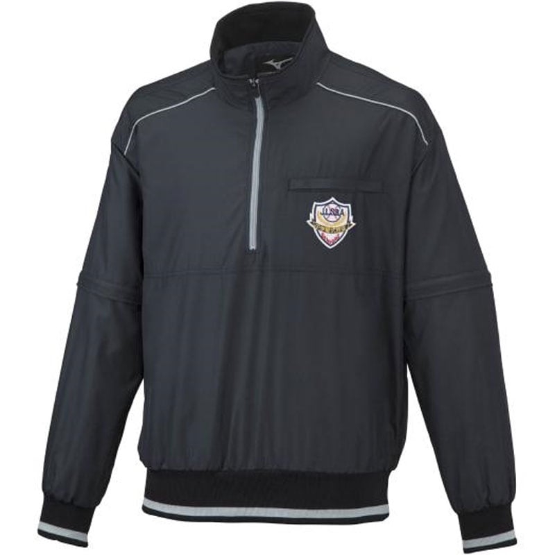 リトルシニア審判員用ハーフジップジャケット 野球 アンパイア用品 リトルシニア審判員用 (12JE2V54)