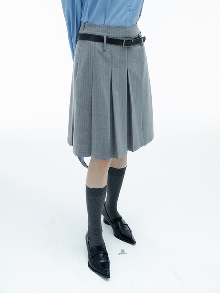 BELLA グレー秋スカート