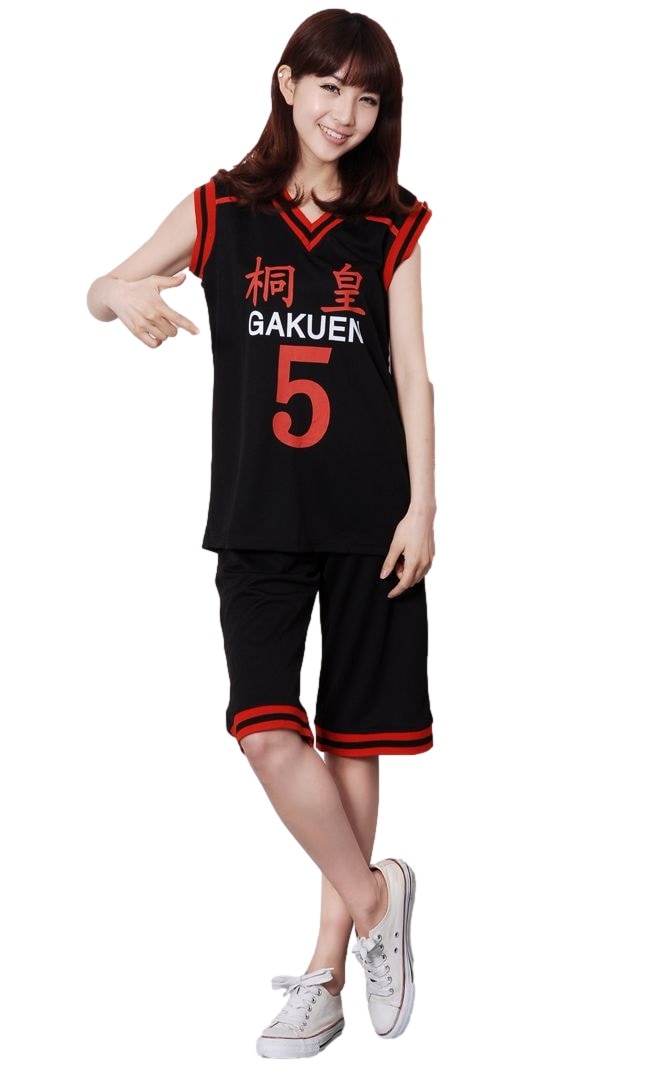 黒子のバスケ 風 桐皇学園高校 青峰大輝 5番 ユニフォーム 上下セット コスチューム コスプレ衣装 サイズS―XL 男女共用 5,480円