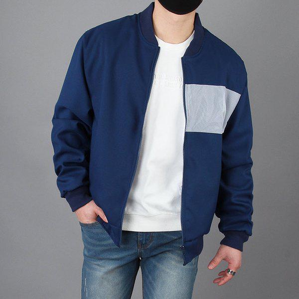 BH メンズ ビッグサイズ メッシュ配色 ストロングレタリングジャンパー