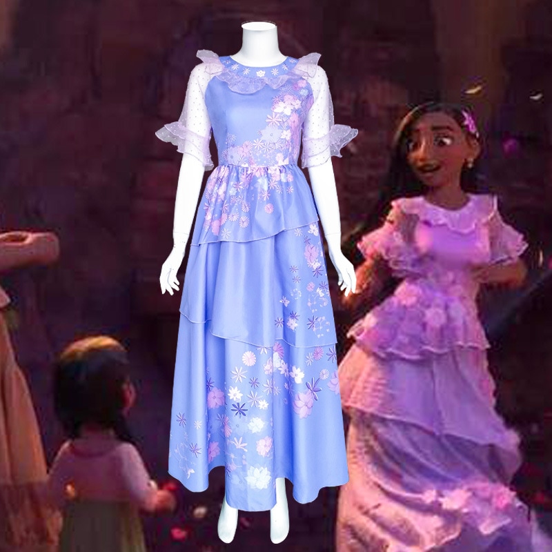 マジックフルハウスのコスプレ衣装イザベラコスディニ映画やテレビのプリンセス女性スカートコスプレ役割パフォーマンス衣装