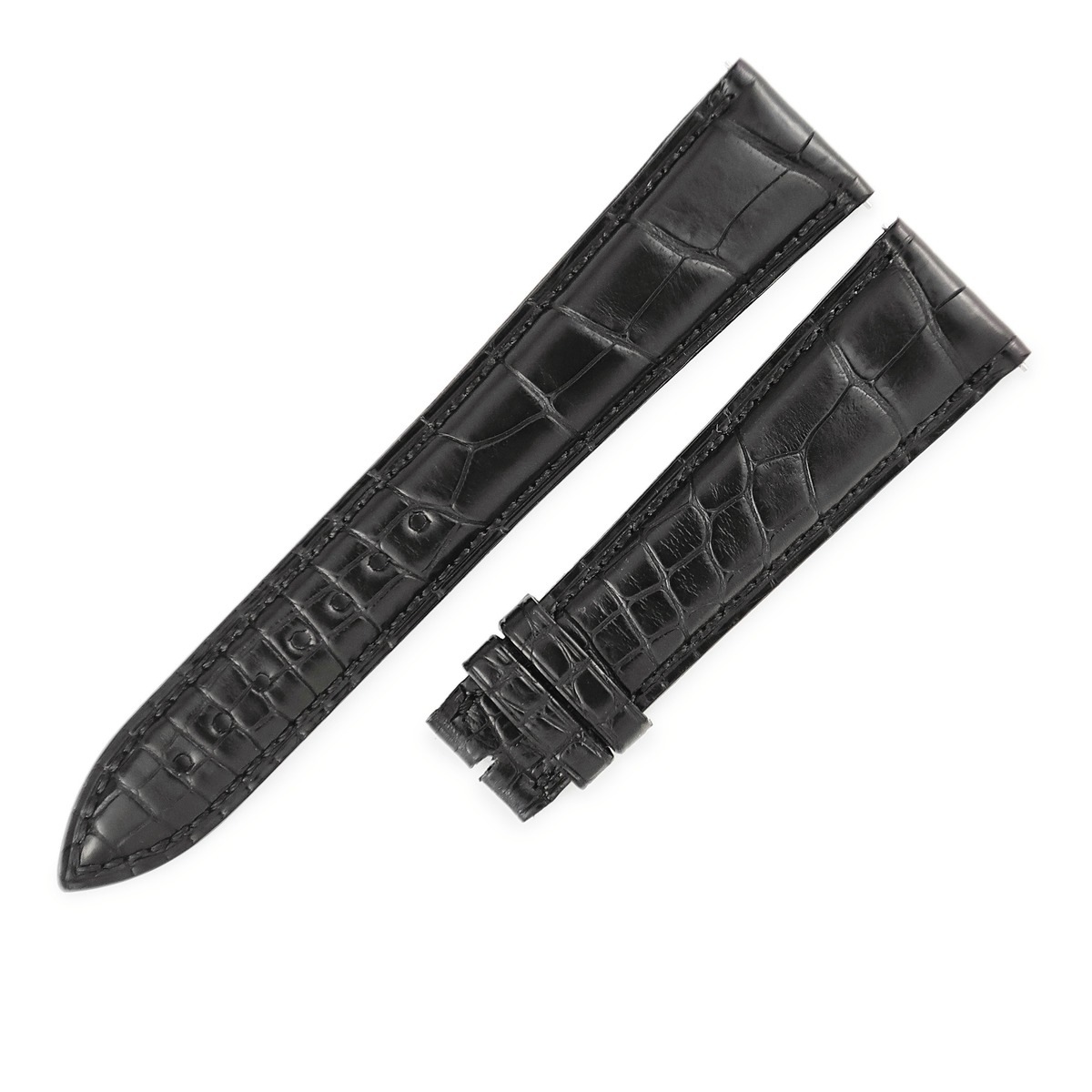 フランクミュラー FRANCK MULLER 腕時計パーツ 純正 トノウカーベックス (7850/7880/7050)用 クロコバンド クロコダイル ブラック 未使用 ベルト マット クロコ 20mm