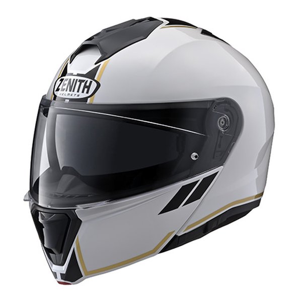 フルフェイスヘルメット YJ-21 ZENITH Graphic GF02 パールホワイト XLサイズ YJ21GF02WHXL