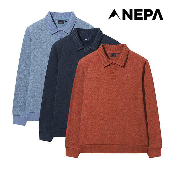 男性グラティアセーターポロシャツ7L75243