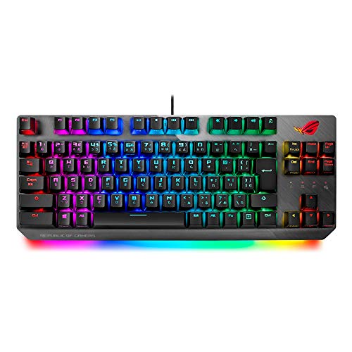 ASUS ゲーミングキーボード X802 STRIX SCOPE TKL/SV/JP FPS向け ク