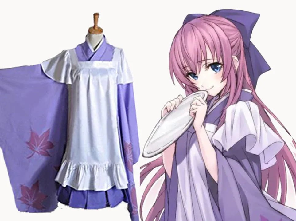 ボーカロイド 初音ミク千本桜 着物 巡音ルカ 仮装 割烹着 Vocaloid千本桜 コスプレ衣装 風コスプレ変装仮装スカート