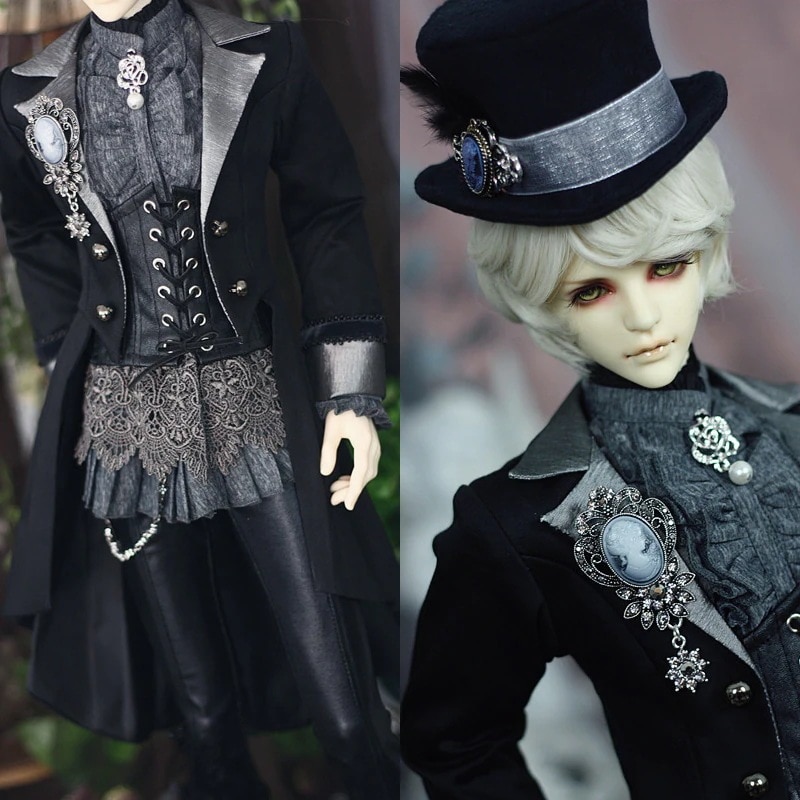 1/3 1/4 BJDドール服 【Ardea cinerea】 灰鷺 MSD/SD10/SD13/SD17/70cm/ID72/IPSID/オーダーサイズ球体関節人形用衣装セット