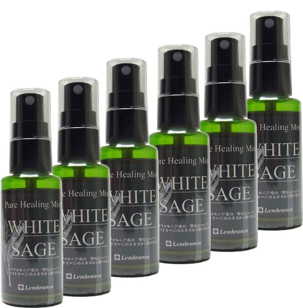 浄化 風水 ヨガ ホワイトセージ ピュアヒーリングミスト 浄化用スプレー 50ml ６本セット