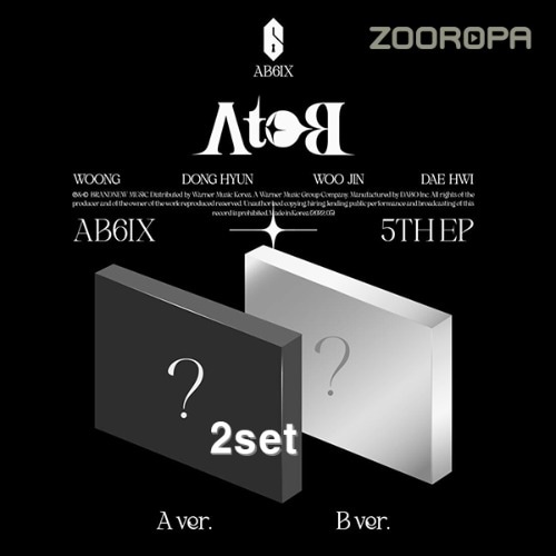 [2종세트] 에이비식스 AB6IX A to B 5집 EP