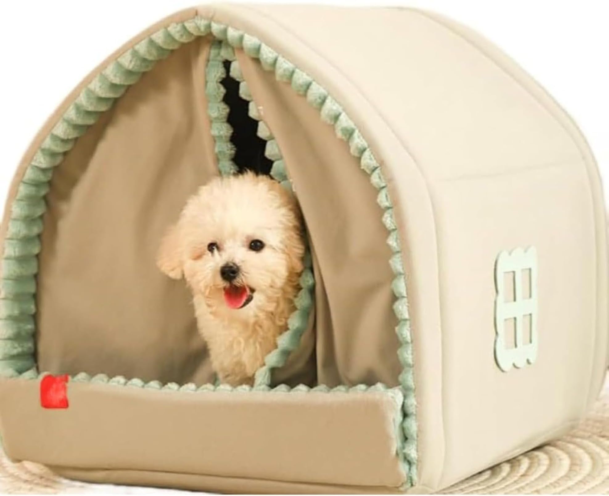 Ｈｕｅｙａｕｓ犬 ベッド ドーム ペットベッド ドーム型 ペットハウス 犬猫用 室内用 冬用 ふわふわ 洗える クッション付き 犬用ベッド 犬小屋 屋根付き 猫ハウス 犬 ハウス ペットベッド 大型犬