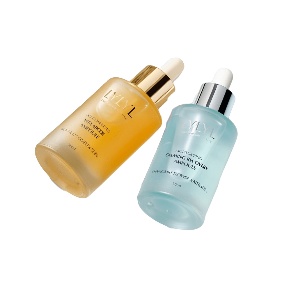 LYLYL リリル ダブルレイヤリング アンプル 2点 セット (リリル ビタ ABCDE アンプル 50ml+リリル カーミング リカバリー アンプル 50ml)