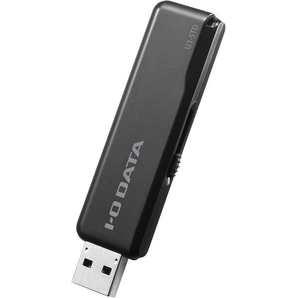 アイオーデータ機器 USB3.1 Gen 1(USB3.0)/USB2.0対応 スタンダードUSBメモリー ブラック64GB