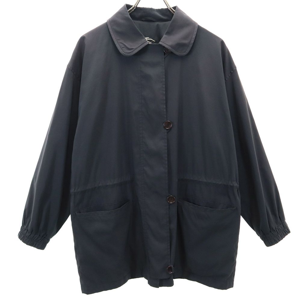 バーバリーズ 90s 日本製 オールド ハーフ コート L ネイビー Burberrys 裏メッシュ地 ジャケット メンズ
