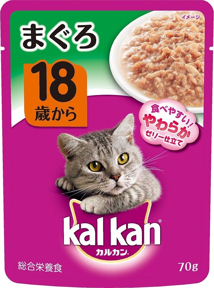 （まとめ買い）パウチ KWP61 18歳から まぐろ 70g 猫用 キャットフード [x40]