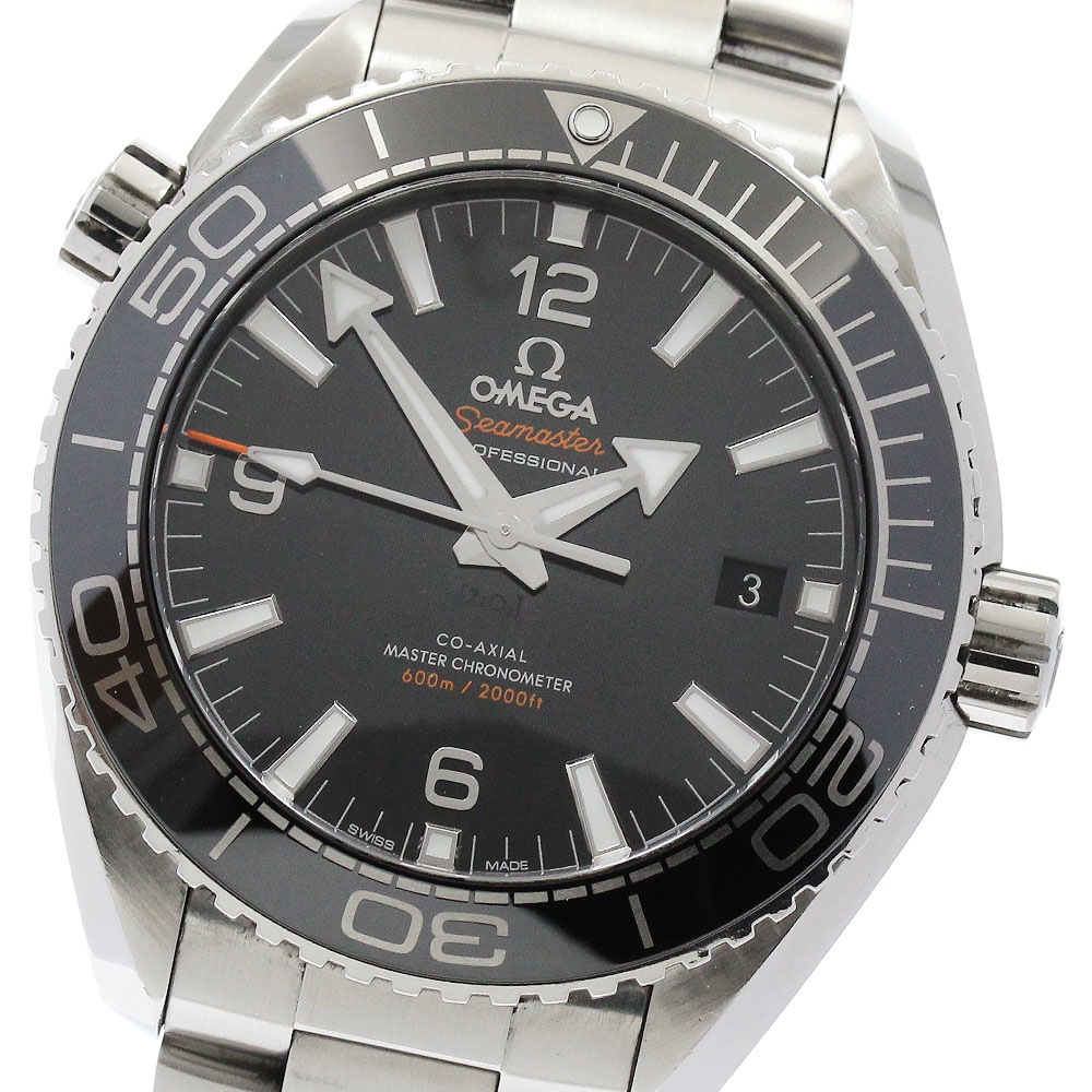 オメガ OMEGA 215.30.44.21.01.001 シーマスター プラネットオーシャン600M マスタークロノメーター デイト 自動巻き メンズ _877544【中古】