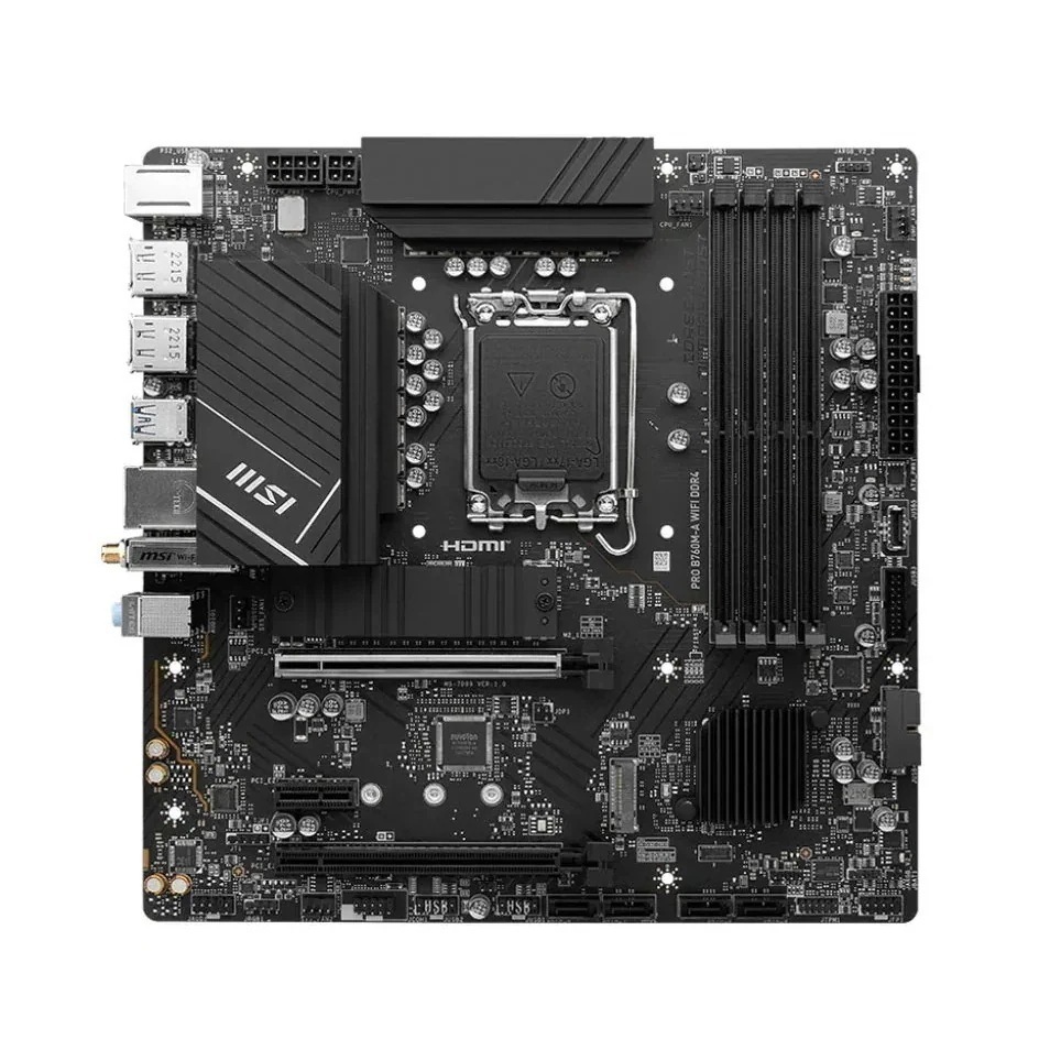 PRO B760M-A WIFI DDR4 Micro ATXマザーボード