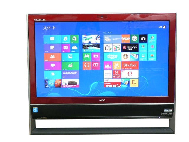 液晶一体型 Windows8 デスクトップパソコン 中古パソコン NEC Celeron DVD 地デジ/BS/CS 4GB/1TB 送料無料 中古