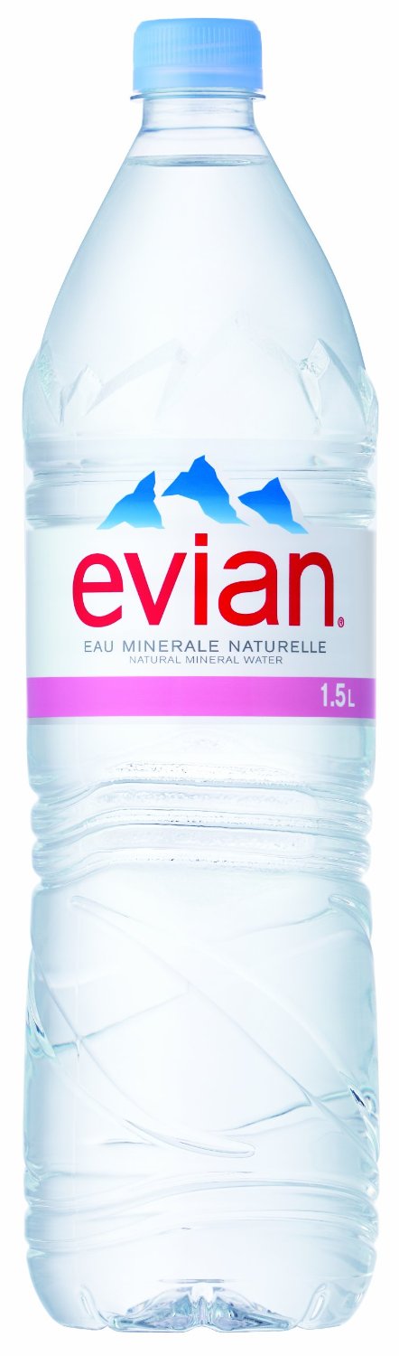 1010円 国内外の人気！ ラベルレス evian エビアン ミネラルウォーター 正規輸入品 500ml