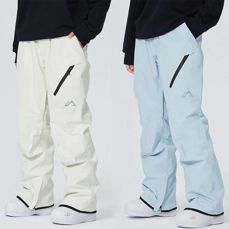 スノーボードウェア ロングパンツ 単品 ボトムス ズボン レディース メンズ スノボウェア スキーウェア 防水10000mm 男女兼用 防水 防寒 保温 防雪 韓国風