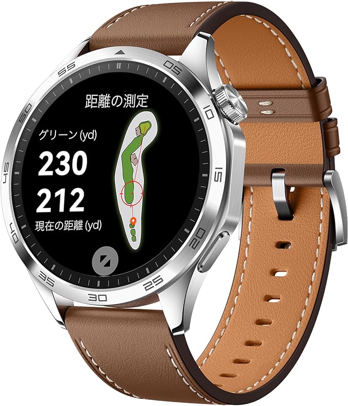 WATCH GT 4 46mm ゴルフナビ搭載 スマートウォッチ コース攻略 練習モード 最長14日間持続ロングバッテリー GNSS測位(GPS) カロリー管理 睡眠中呼吸乱れ検知 24時間健康管理 21,956円