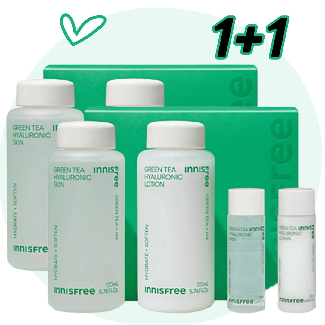 【正規品】 [1+1]グリーンティー ヒアルロン酸 スキンケア2セット 6,707円