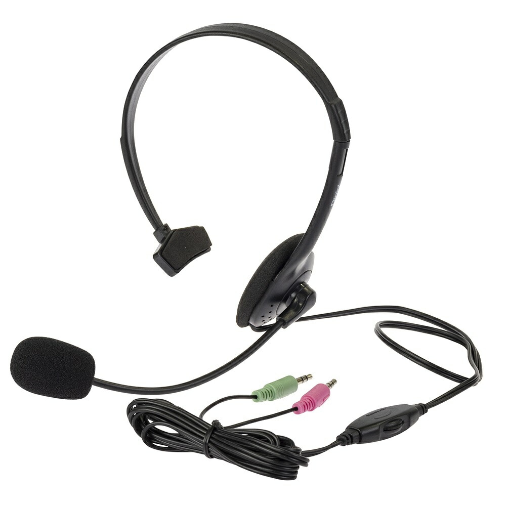 （まとめ買い）ヘッドセット ブラック MHM-M27BK [x3]