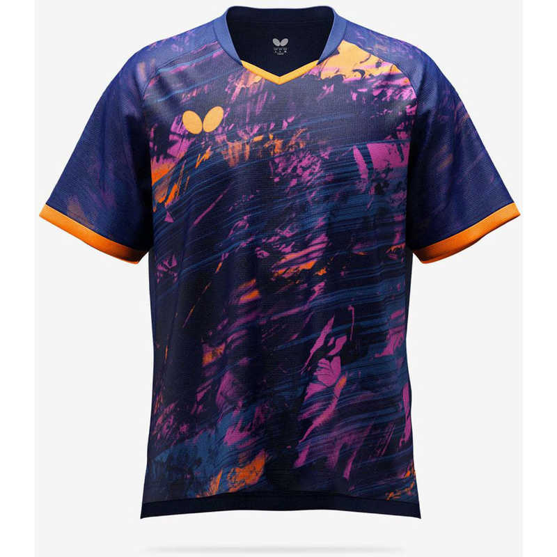 バタフライ　卓球用品 Butterfly ユニセックス ペルセード・シャツ ネイビー 3S　46550